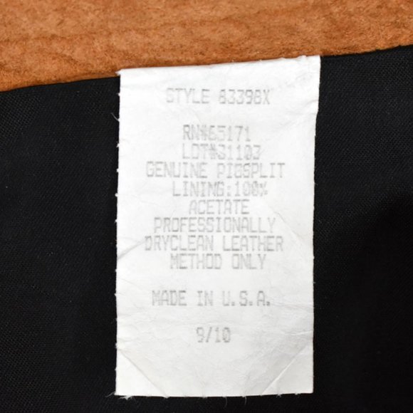 Vintage Genuine Suede A Line Skirt - Picture 4 of 5